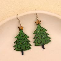 ❣✼☾  Dangle Earrings With Claus Ginger Cookies Socks Design Female