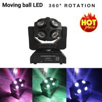 มูวิ่งเฮท  Moving ball 12 LED 4in1 RGBW มูวิ่งบอลเลเซอร์ ไฟเลเซอร์ ไฟดิสโก้ ไฟเธค ไฟปาตี้ กระพริบตามจังหวะเพลง