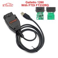 Galletto 1260 EOBD2 Tuning Tools With FTDI FT232RQ Galletto 1260 OBD2/OBDII Flasher Diagnostic Scanner Multi Languages