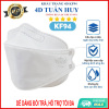 Combo khẩu trang kf94 tuấn huy, màu trắng loại dày - ảnh sản phẩm 1