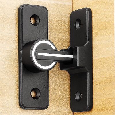 90 degrees from punching the latch sliding door lock bolt toilet lock Door Hardware Locks Metal film resistance