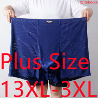 ผู้ชายพลัสขนาดนักมวย3XL-13XL 8XL 9XL 10XL 11XL 12XL 13XL Underpanty ขนาดใหญ่ผู้ชายนักมวยกางเกงหลวม Modal กางเกงนักมวย