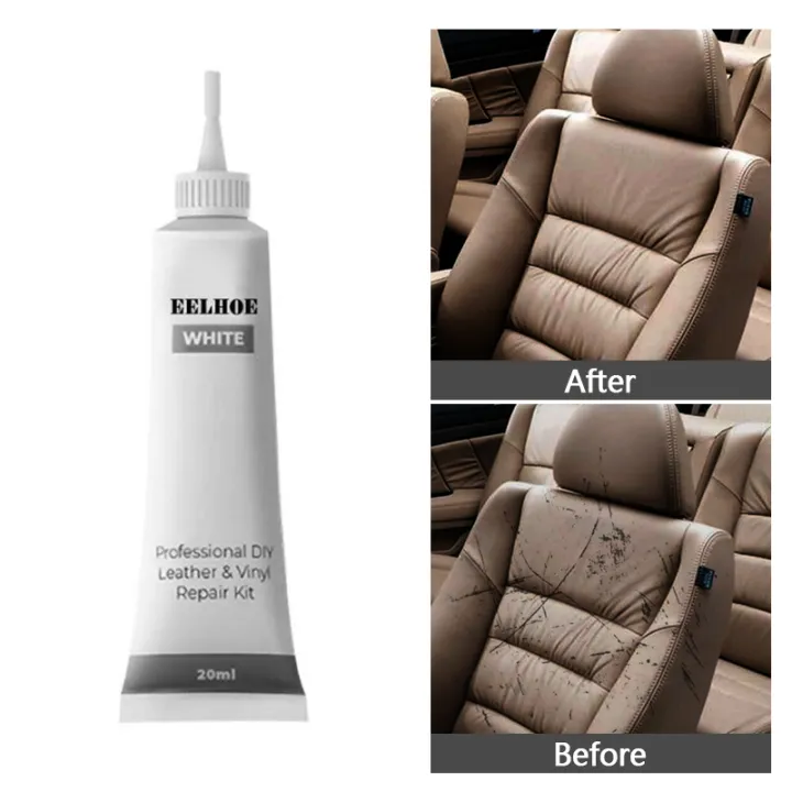 New Car Seat Repair Cream Leather, What Is The Best Way To Clean Cream Leather Car Seats