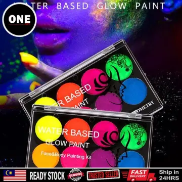 Face and Body Painting Kit, Glow in the Dark Halloween Cosplay