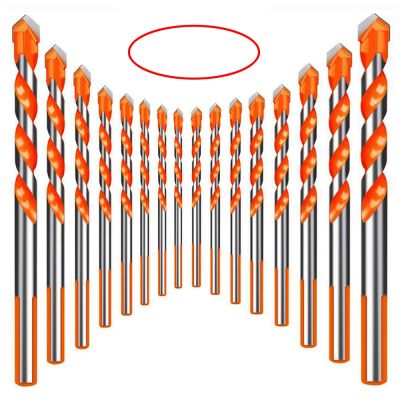 New Sets Drill Bit Multi-function Triangle Drill for Ceramic Tile Concrete Wall Metal Wood Drilling Hole Cutter Glass Drill Bit