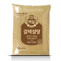 [สินค้าใหม่]cj beksul brown sugar น้ำตาลเกาหลี น้ำตาลทรายแดง 1kg 백설 갈색설탕