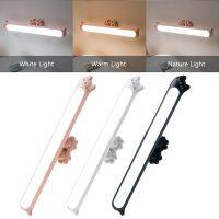 Wall Reading Lamp Stick on Bar Lamp Makeup Under Cabinet Closet Wireless Dimmable Desk Lamp Rechargeable Battery Powered