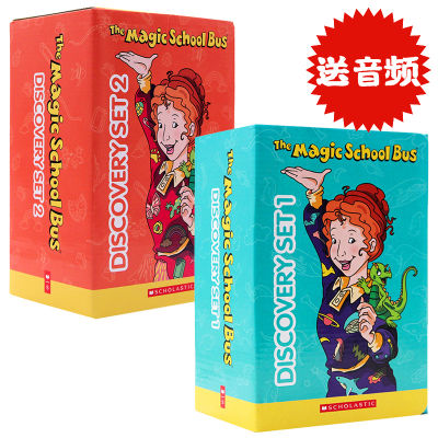 Magic School Bus English Magic School Bus 1-2full set magic school bus discovery set + series 2with 20CD English original magic school bus bridge Encyclopedia of popular science 7-1years old
