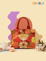 Gawk cc original cute cartoon small square package printing tottenham portable canvas bag hand carry bag handbag QT197 【BYUE】