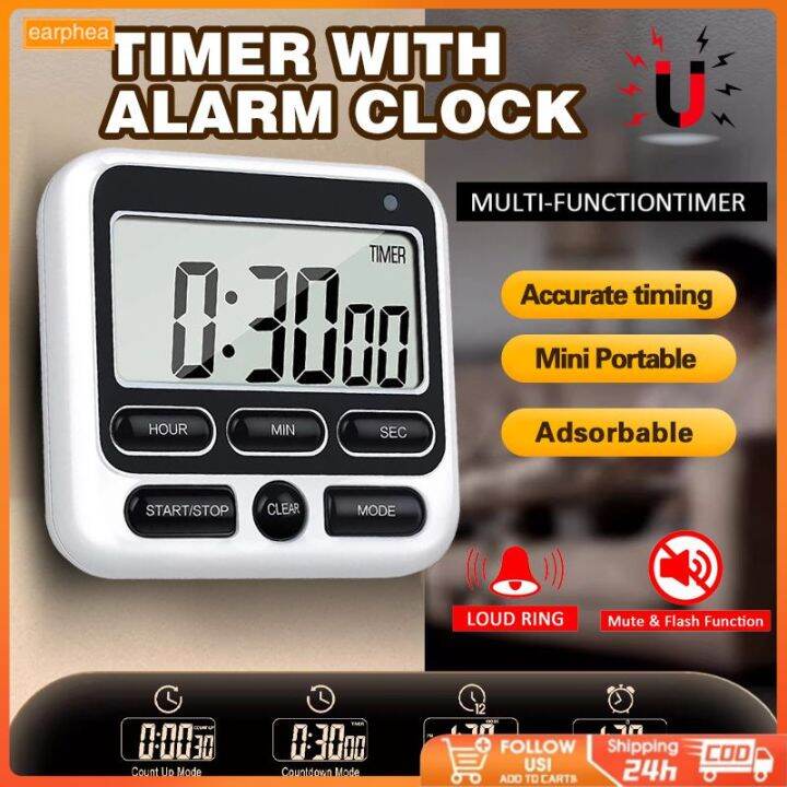 Kitchen Timer With Loud Alarm Large Lcd Display Kitchen Timer