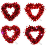 2023 Garland Happy Ornaments Wedding Wreath Party Decoration Glowing Valentines Day