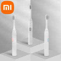 Xiaomi ขนนุ่มไร้สายโซนิคแปรงสีฟันไฟฟ้าแบบชาร์จกันน้ำทำความสะอาดฟัน