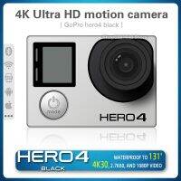 Gopro Hero 4เฟรม4K30สีดำกันน้ำระดับอัลตร้า HD กล้องแอคชั่นแคมเมรากล้องเพื่อการกีฬากลางแจ้งกันน้ำ12ล้านพิกเซล