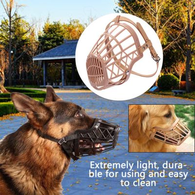 ⚡Muzzle Basket Anti-Biting Mouth Cover Dog Adjustable