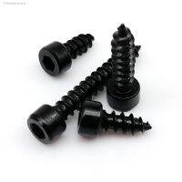 ✧❉☎ 10/20/50/100pcs M2 M2.6 M3 M3.5 M4 M5 M6 Black Carbon Steel Allen Hex Hexagon Socket Cap Head Speaker Wood Self-tapping Screw