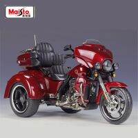 Maisto 1:12 Harley Davidson 2021 CVO ตัวเลื่อนเชือกสามก้านอัลลอยรถจักรยานยนต์คลาสสิกโมเดล Diecast แข่งรถสันทนาการโมเดลของขวัญเด็กมอเตอร์ไซค์