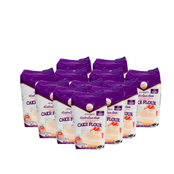 Cake Flour แป้งเค้ก ตรา มงกุฎม่วง 1 Kg แบบยกลัง 10 ถุง Lazada.co.th