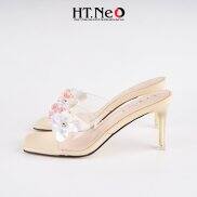 Sandal nữ da SDN170 cao 8p thiết kế trẻ trung