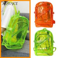 Unisex Clear School Bookpack Lightweight Casual Travel Rucksack Waterproof Multi-Purpose for School Work Stadium Travel 【AUG】