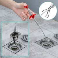 Sewer Pipe Dredger Sink Floor Drain Washbasin Drainage Toilet Blockage Cleaning Bendable Hair And Debris Catcher