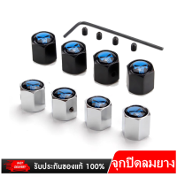 Time tech จุกปิดลมยาง ฝาปิดจุกลม ยางรถยนต์ 4 pcs ใช้ได้กับรถทุกรุ่น สต็อกในไทย พร้อมจัดส่ง Devil ฟ้า