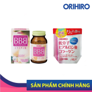 Bổ sản phẩm làm đẹp viên nở ngực BBB Orihiro và Bột Collagen Orihiro