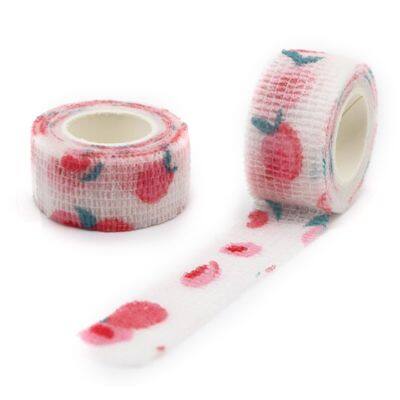 Self Adhesive Wrap Tape Medical Therapy Elastic Bandage Knee Protector Sports Colorful Printed Finger Joints Pet Tape 23 Style