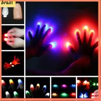 BRAIN 1 Pc เกมปาร์ตี้ LED ของเล่นเรืองแสง ไฟเหนี่ยวนำ Light Up Thumbs นิ้วกระพริบ ไฟนิ้วมือ