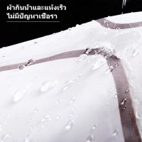 RA ♦ม่านห้องน้ำ ผ้าม่านห้องน้ำ ม่านห้องน้ํา 200x200 ม่านอาบน้ำ ม่านห้องน้ำกันเชื้อรา ม่านพลาสติก กันน้ำ พร้อมห่วงตะขอ✭