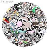 10/50pcs Cartoon Cute Animal Raccoon Children Sticker for Luggage Laptop IPad Journal Guitar Waterproof Sticker Wholesale