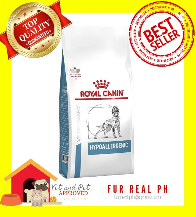 ROYAL CANIN VETERINARY DIET Hypoallergenic Dry Dog Food 2kg, dermatitis