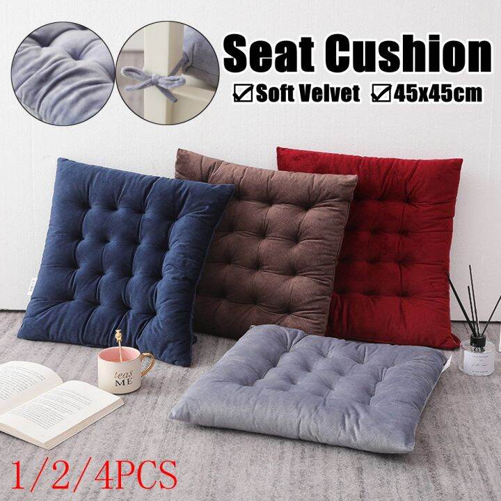 【45x45 cm】Chair Cushion Back Cushion Rocking Softs Bench Cushion Garden