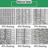 ；【‘； 55%~99% Shading Silvery Reflective Awning Aluminum Foil Sunshade Net Garden Succulent Plants Sun Shelter Anti-UV Car Shed Canopy