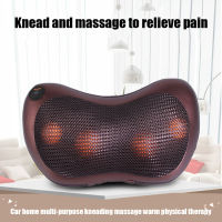 Pro Electric Vitor Heating Pillow Kneading Infrared Tpy Neck Massager EU Plug Deep Kneading Massage Pillow 468 lights