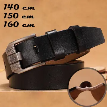 Plus Size 130 140 150 160 170cm Real Genuine Leather Belts for Men