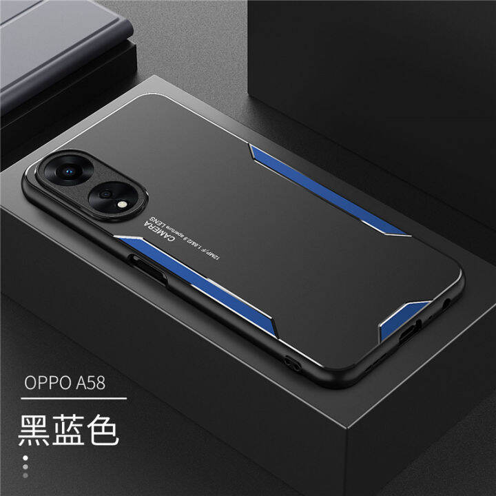 Phone Case Oppo A78 A98 5g Soft Casing Oppoa78 5g Edge Metal Shock Resistant Back Cover Oppoa78 9431