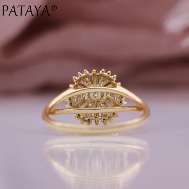 pataya-new-585-rose-gold-creative-wedding-hollow-rings-natural-zircon-umbrella-rings-women-lovely-round-unusual-fashion-jewelry