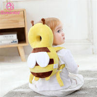 Baby Toddler Headrest Baby Toddler Anti-fall Pillow Breathable Head Protection Pad Little Bee Head Guard Anti-fall Cap