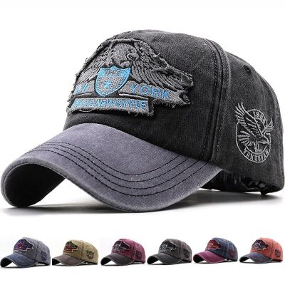 หมวกเบสบอลสำหรับผู้ชาย,ใหม่2023หมวกหมวกสตรีปักลายนกอินทรีหมวกแก๊ป Gorras Casquette หมวก Trucker ตกปลา