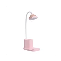Foldable Desk Lamp for Home Reading Working 3-Level Pink