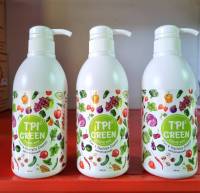 น้ำยาล้างผัก/ผลไม้ TPI Green Alkaline Wash ขวด 450 cc.