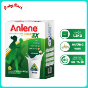 Date 3.2024 Sữa bột Anlene Gold 3X hương Vanilla hộp giấy 1.2KG