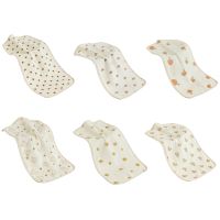 ☜✙► Q81A Baby Facecloth Cotton Drooling Bibs Rectangle Burp Cloth for Infants Baby Sweat Wipe Cloth High Absorbent Pillow Cover