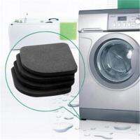 QianXing Shop Anti-vibration Pad for Washing Machine Anti-slip Pad Anti-vibration Pad for Refrigerator (4 Pieces Per Pack)
