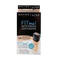 ▶️Maybel Fit Me Matte+Poreless Liquid Foundation เมยเบลรีน ฟิต มี ฟาวเดชั่น (ยกกล่อง6ซอง) [ ส่งจากไทย ]