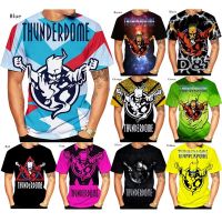 เสื้อยืดแขนสั้น Thunderdome Logo Plus Size Men S Casual Top