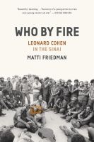 หนังสืออังกฤษใหม่ Who by Fire : Leonard Cohen in the Sinai [Hardcover]