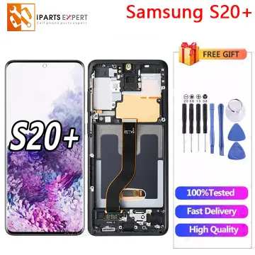 6.7 OLED For Samsung Galaxy S20 Plus LCD Display S20+ G985F/DS G986B  Display Touch Screen Digitizer Replacement With Frame