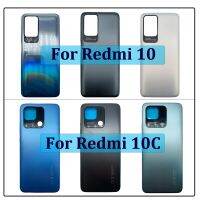 ฝาหลังแบตเตอรี่ด้านหลังใหม่ของแท้ชิ้นส่วนอะไหล่สำหรับ Xiaomi Redmi 10 10C 10 Prime พร้อมโลโก้ LHG3761อะไหล่ใหม่