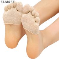 【YD】 3 Pairs Socks Meias Toe Five Fingers Shaping Mouth Cotton Thin Forefoot Sox